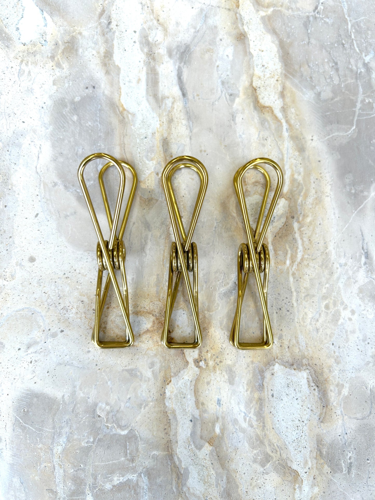 Gold Pegs - XL Size - Pack of 20 Pegs