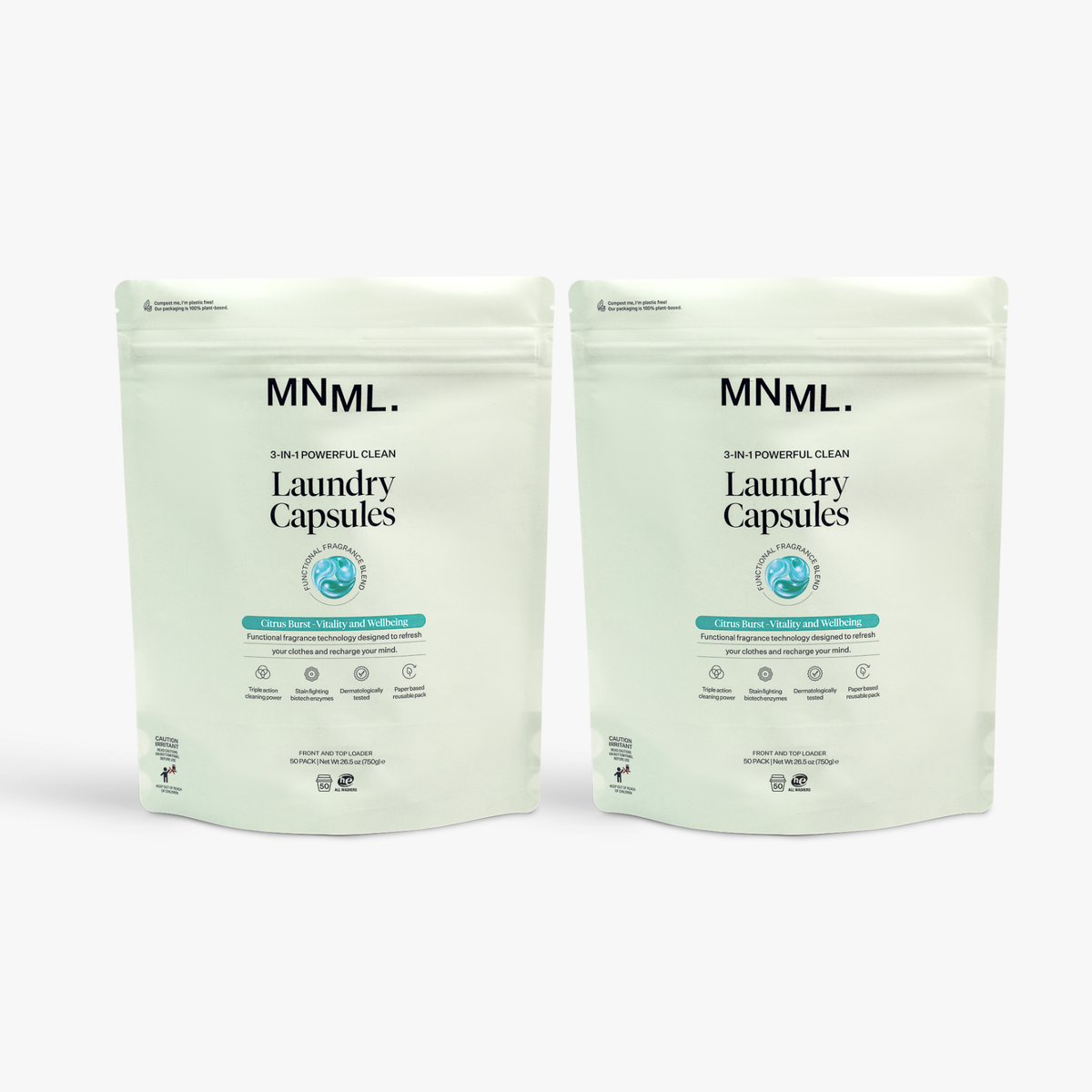 *NEW* Laundry Capsule Refill Pack - 100pk (Free Shipping)