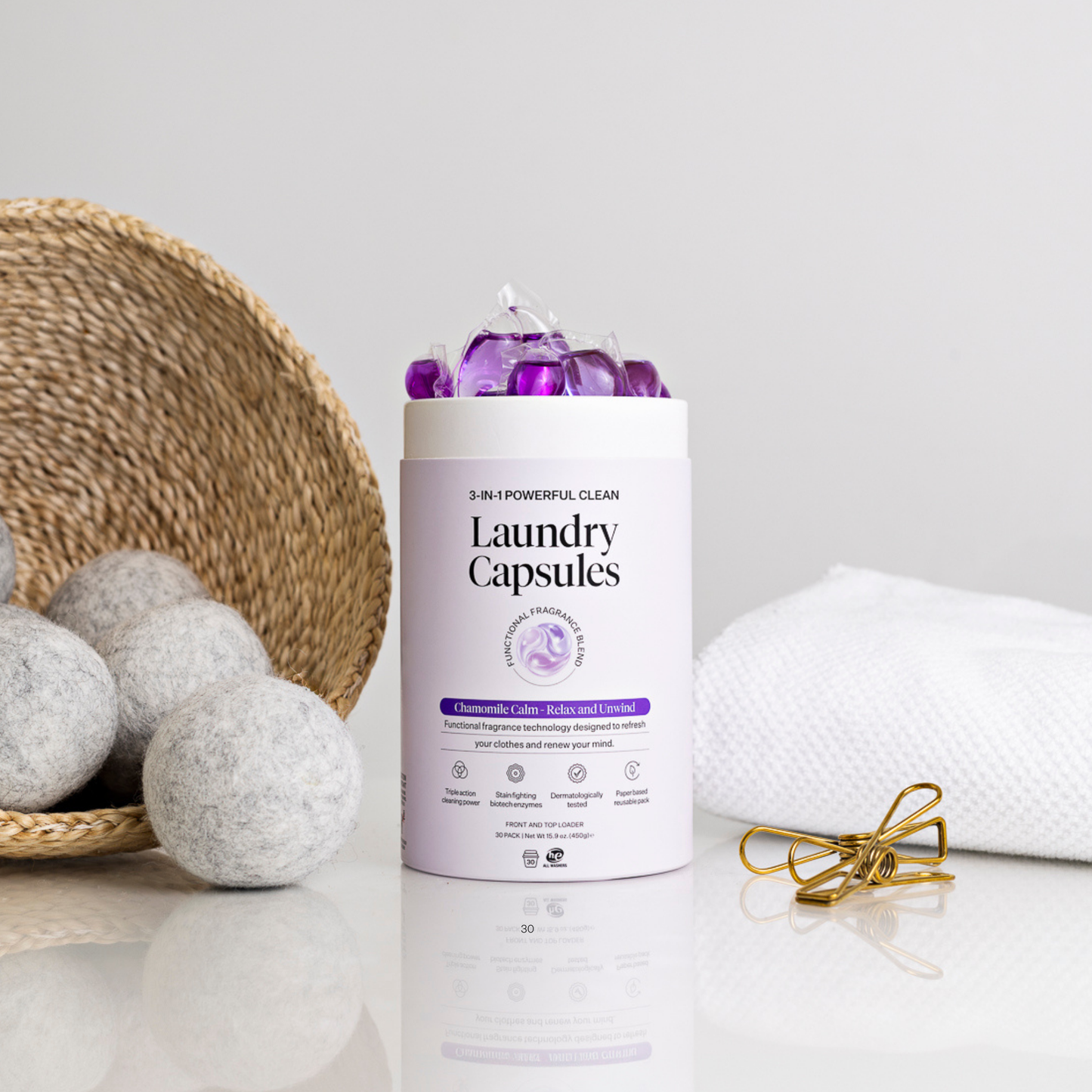 CHAMOMILE CALM Laundry Capsules (30pk)