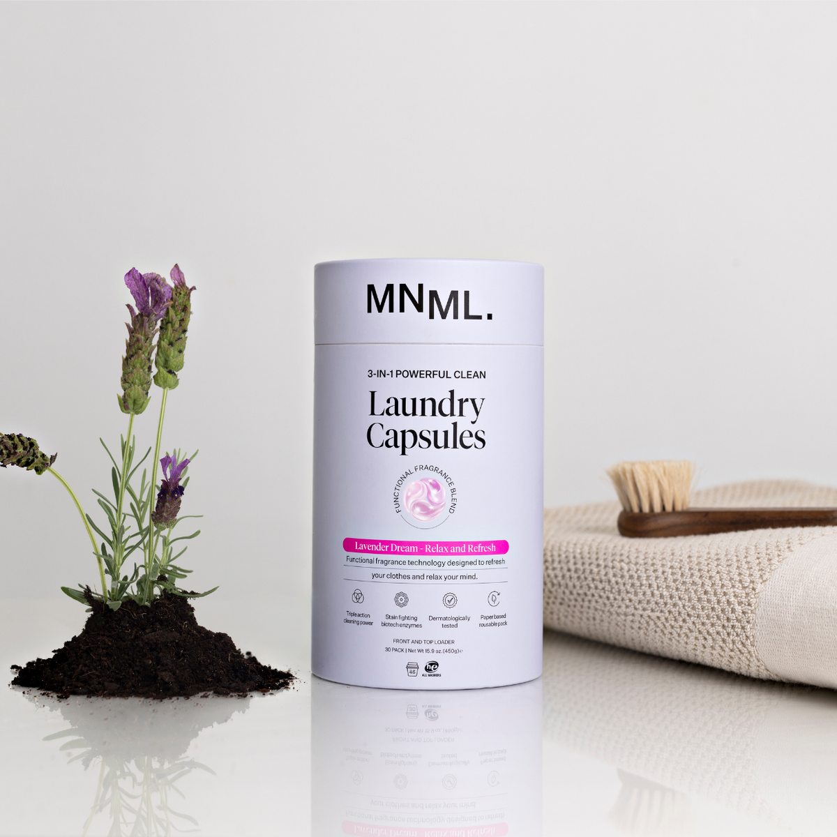 LAVENDER DREAM Laundry Capsules - Refillable Tube